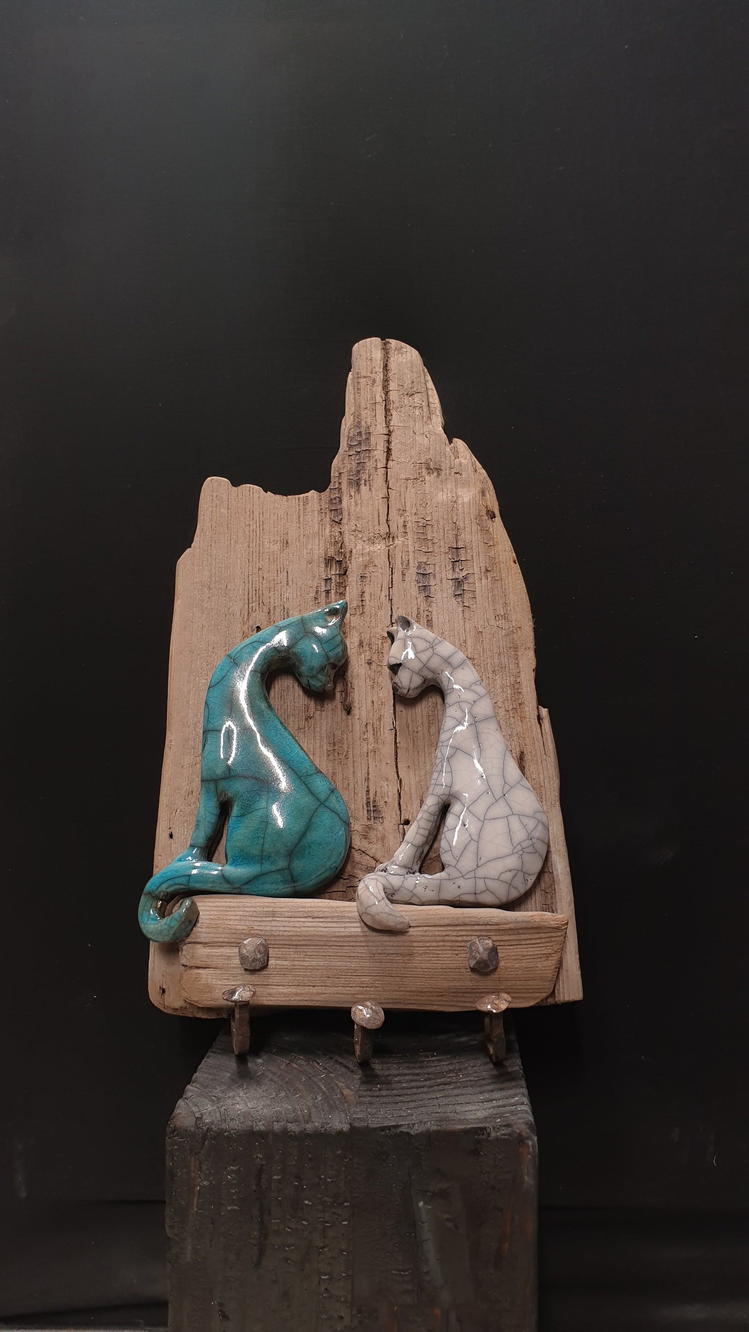 Tableaux raku : petits monde à accrocher