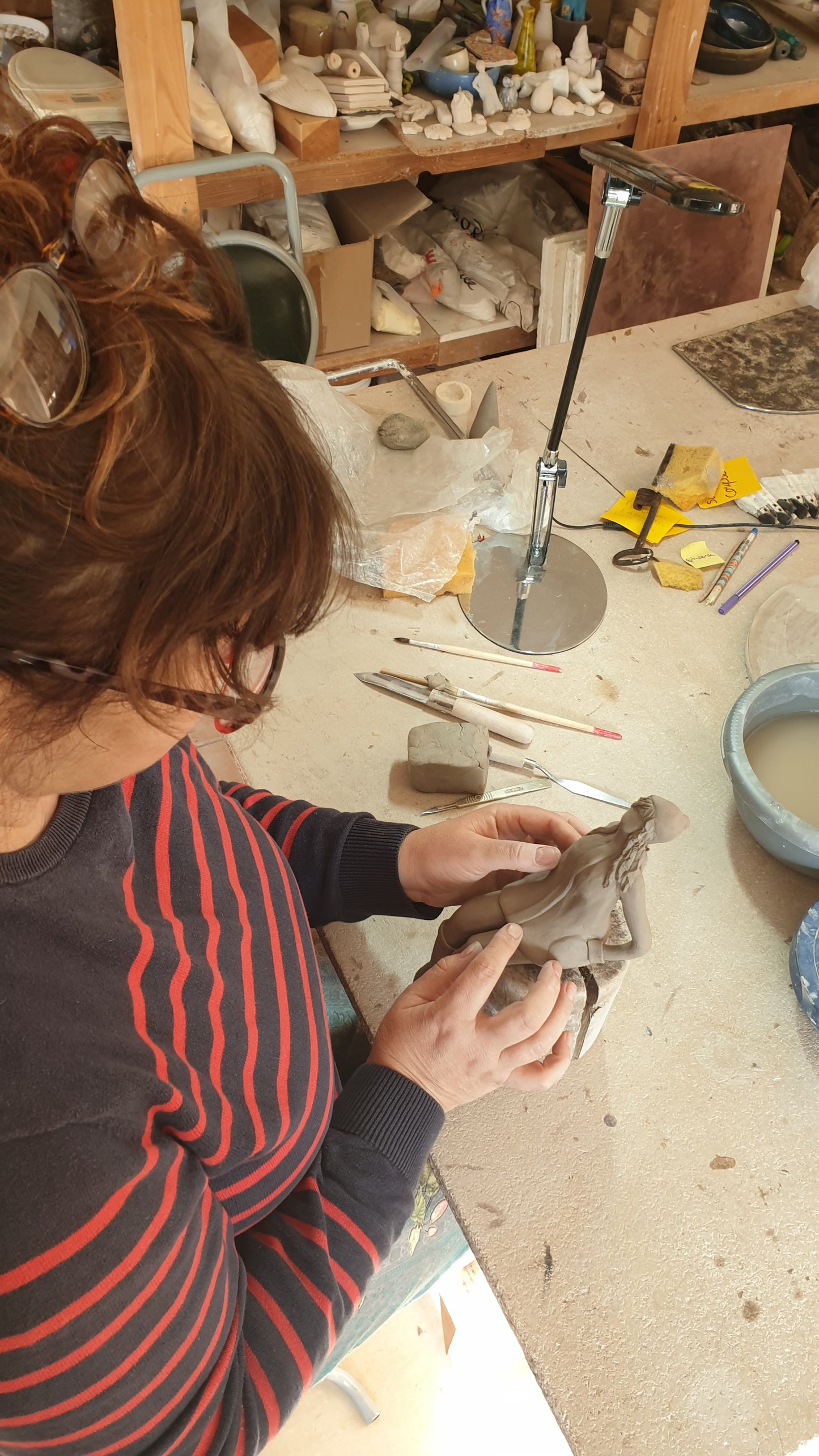 Sculture RAKU "l'instant d'avant"