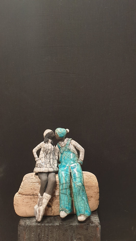 Sculture RAKU "l'instant d'avant"