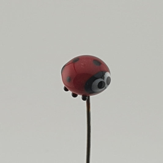Coccinelle en verre filé