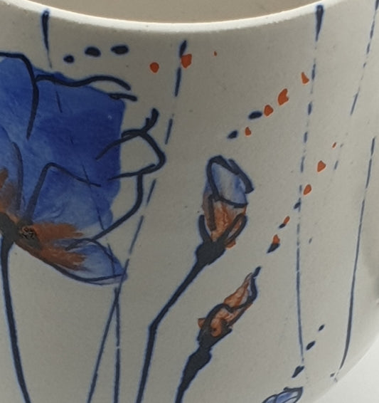 Tasse à expresso - Collection Éclosion Bleue