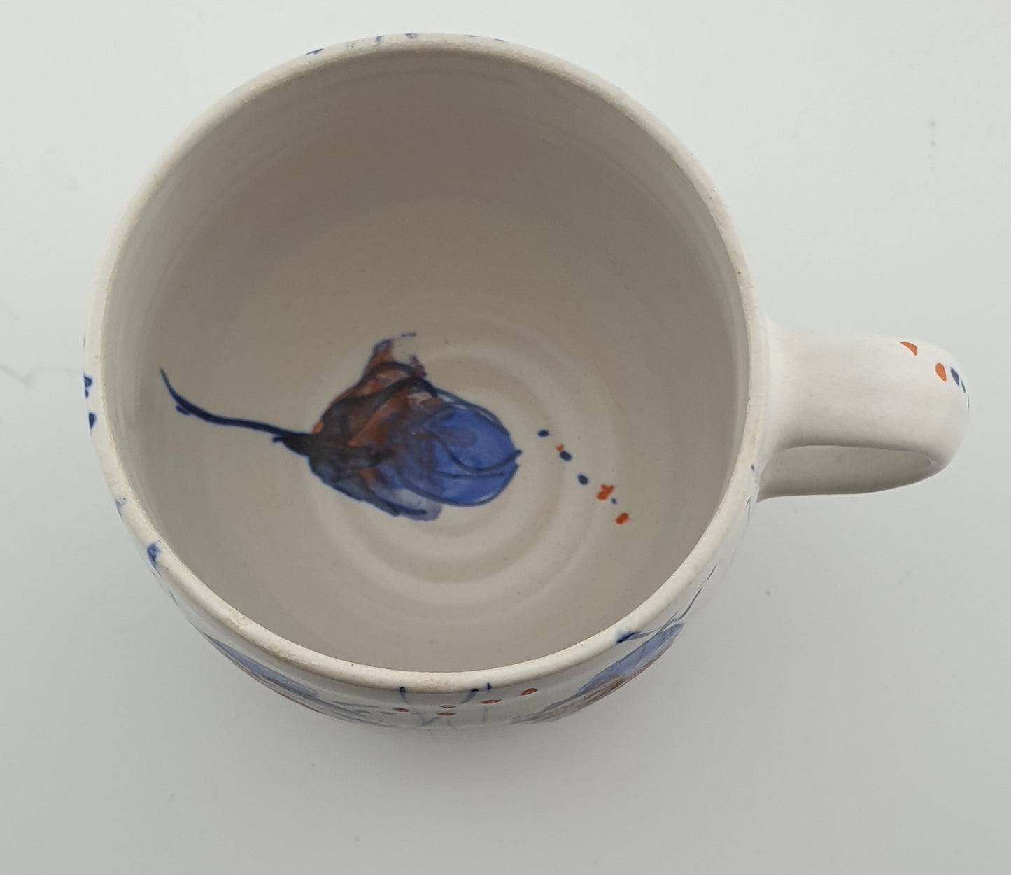 Tasse en grès - Collection Éclosion Bleue