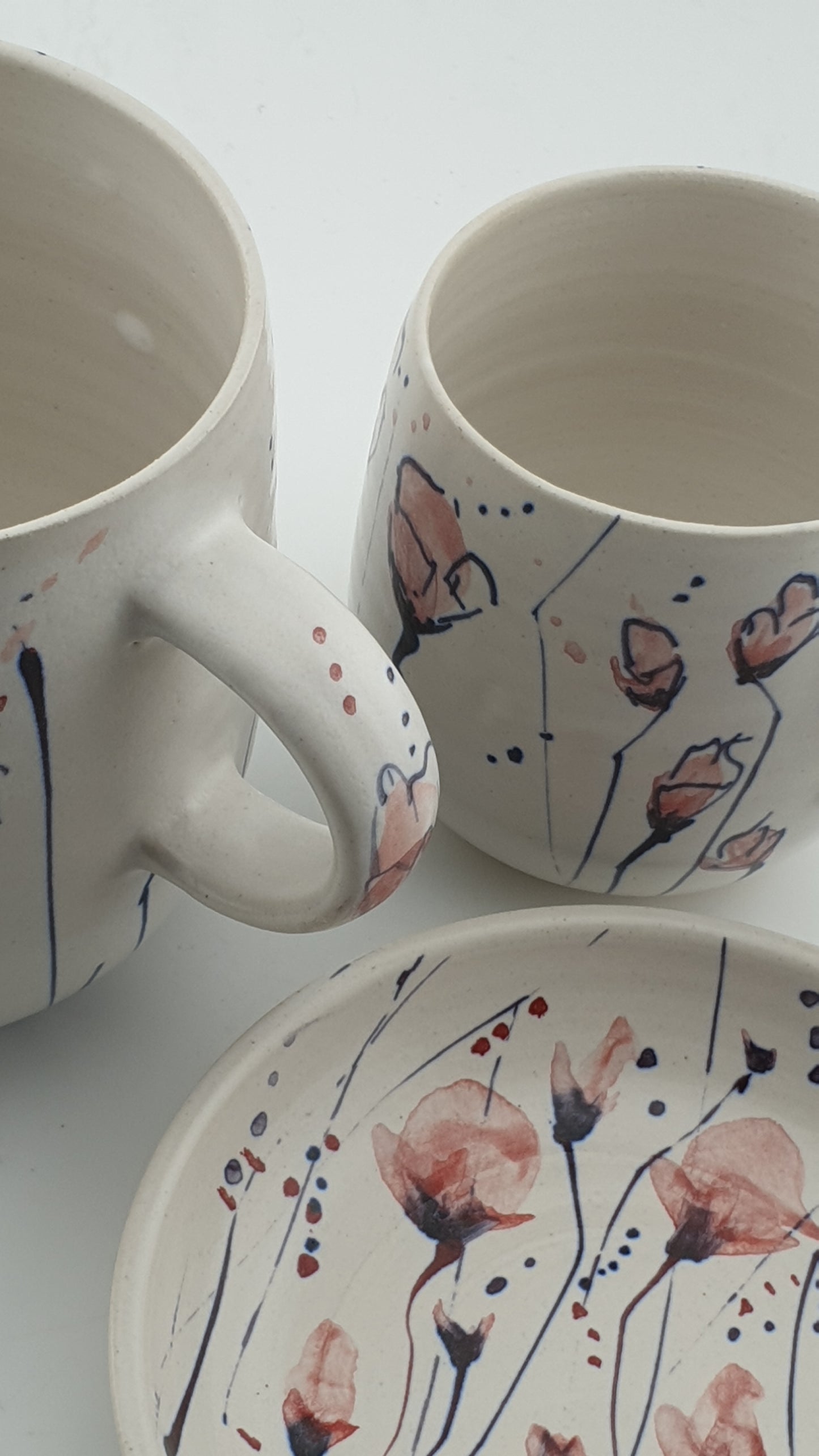 Tasse en grès - Collection Éclosion poudrée