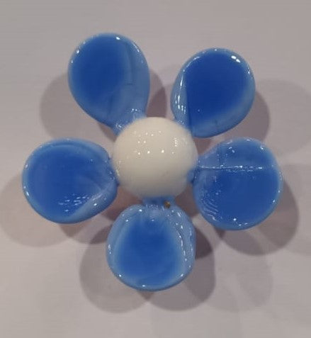Pâquerette en verre filé à la flamme